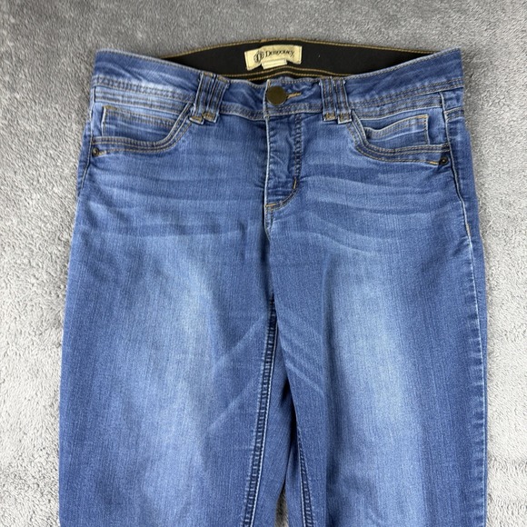 Democracy Ab Technology‎ Jeans Womens 8 Blue Medium Wash Mid Rise Slimming - Picture 3 of 13